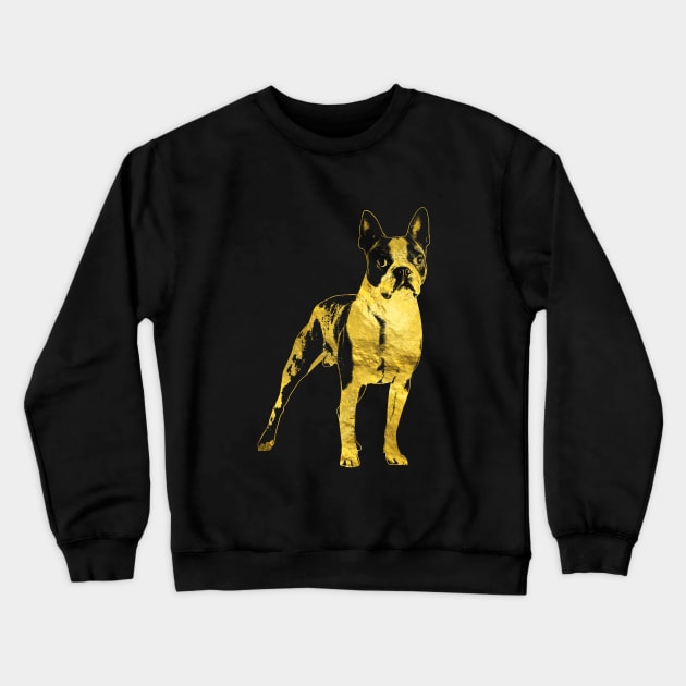 Boston Terrier dog Crewneck Sweatshirt by Nartissima